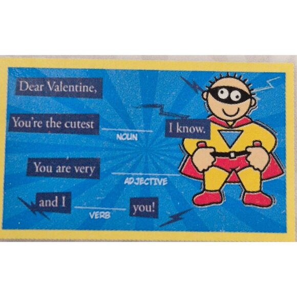 Way to Celebrate 16CT MadLib Valentine Exchange Cards with Pencils - Picture 8 of 12
